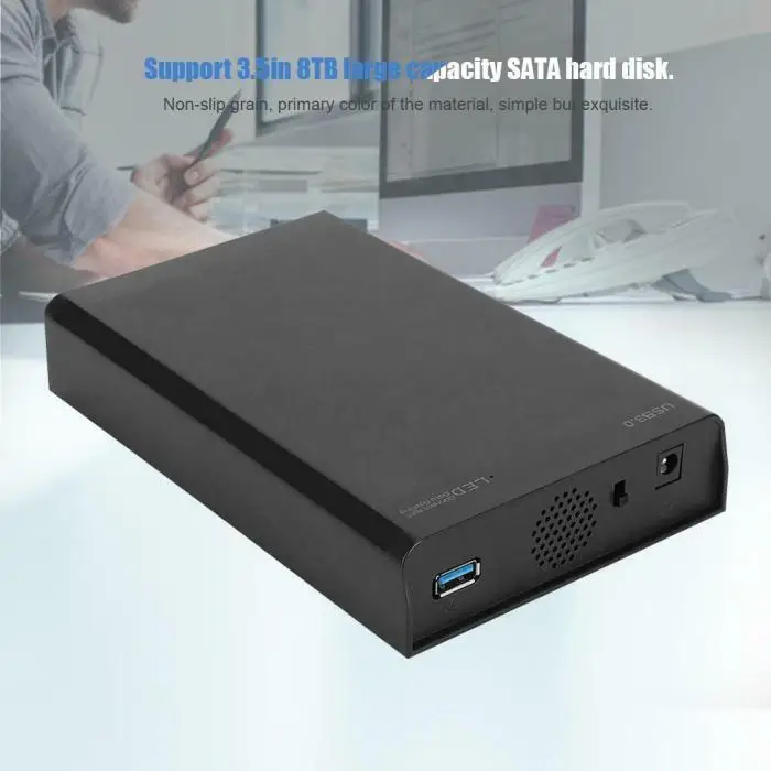 3," HDD внешний корпус для жесткого диска USB 3,0 для SATA Мобильный жесткий диск DU55
