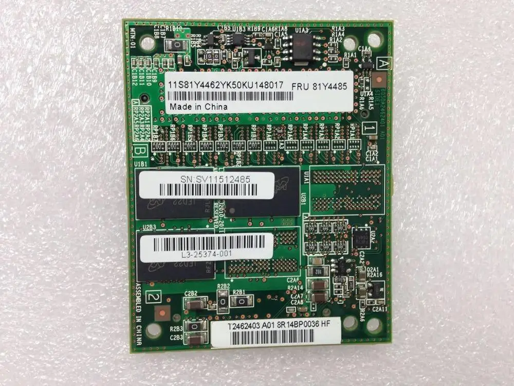 Оригинал для IBM M5110 M5120 M5100 512 МБ кэш флэш-память RAID 5 обновление 81Y4485 81Y4484 хорошо