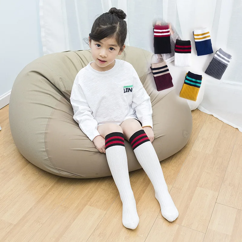 

Spring And Autumn Girls Socks Cotton Tube Socks 1-3-5-7-9-Year-Old CHILDREN'S Socks Stockings Baby Knee Socks