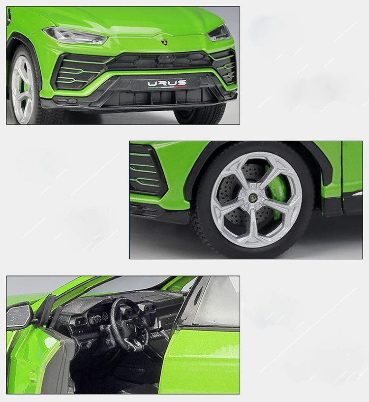 WELLY литье под давлением 1:24 Масштаб Lamborghin Urus SUV Simulator классическая модель автомобиля игрушка автомобиль Металлический Игрушечный сплав автомобиль для мальчика Подарочная коллекция