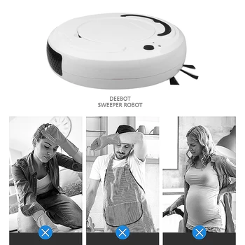 

3-In-1 Vacuum Cleaner Dry Wet Sweeping Multifunctional Smart Floor Vacuum Cleaner Auto Rechargeable Sweeping Robot Dropship