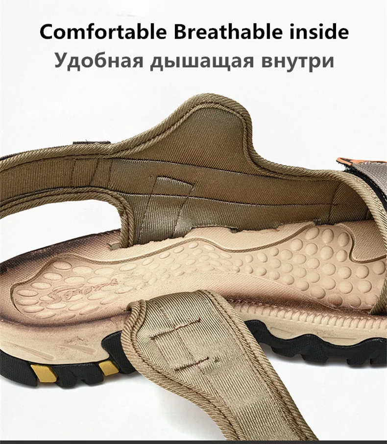 New Fashion Summer Men's shoes Gladiator Sandals Open Toe Platform Beach Sandals Boots Rome Style Canvas Men Sandals