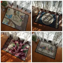 Внешняя торговля жаккардовый настраиваемый коврик сантехника кухонная дверь Противоскользящий водонепроницаемый коврик