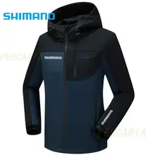

2022 Shimano Waterproof Fishing Jacket Windproof Climbing Clothing Men for Fishing Wear spring Autumn Breathable Fishing Clothes