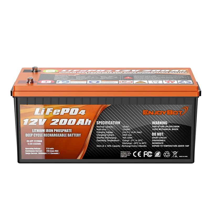 Enjoybot Lithium Battery 24v 100ah High & Low Temp Protection for Mari –  Enjoybot Official Store