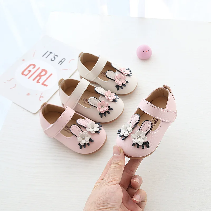 

Newborn Shoes Infant Toddler Shoes Baby Girl Spring Autumn Soft Bottom Spring Princess Shoes First Walkers Newborn 0- 24M