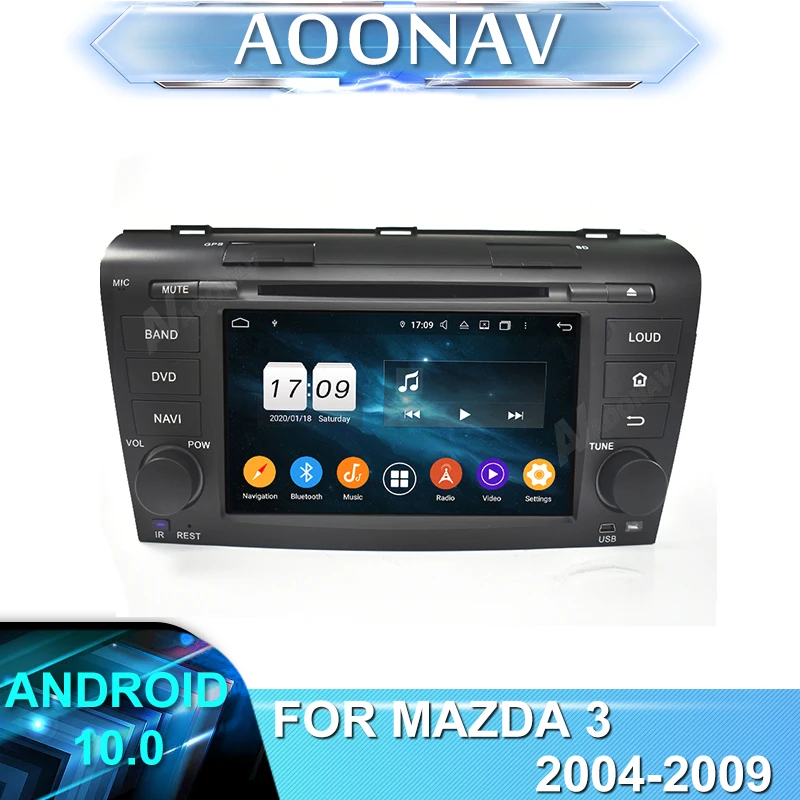 2 din 2DIN Android автомобильный Радио dvd плеер для MAZDA 3 2004 2009 Автомобильный Стерео