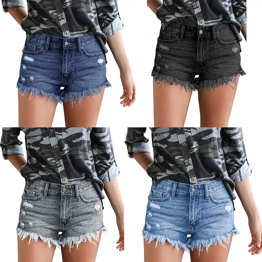 wish denim shorts