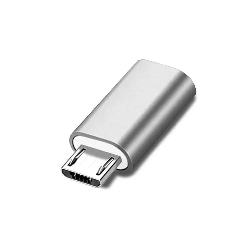 Чехол для мобильного телефона для зарядки адаптер для Android, чтобы адаптер Apple Micro Usb для iphone6s/7/8 p мобильного телефона XR зарядки Xs конвертер# d - Цвет: gray
