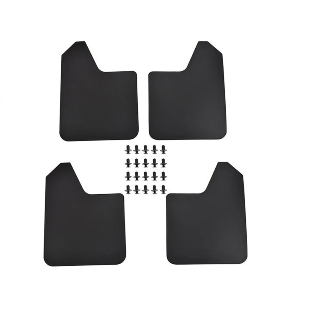 

Car Mudguards Replacement PP+TPO Black For Subaru Justy Trendy Front Rear