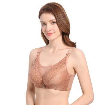 

New product large size thin bra without steel ring lace ladies sexy tube top underwear without steel ring bra