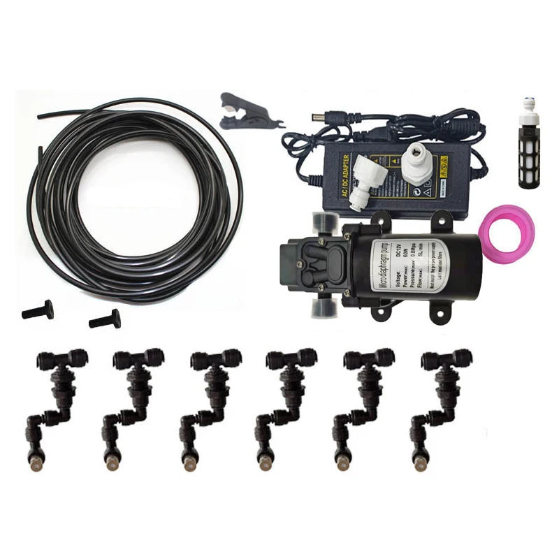 Reptiles Fogger Mist Sprinkler Rainforest Tank Pet Humidification Cooling System Reptile Pet