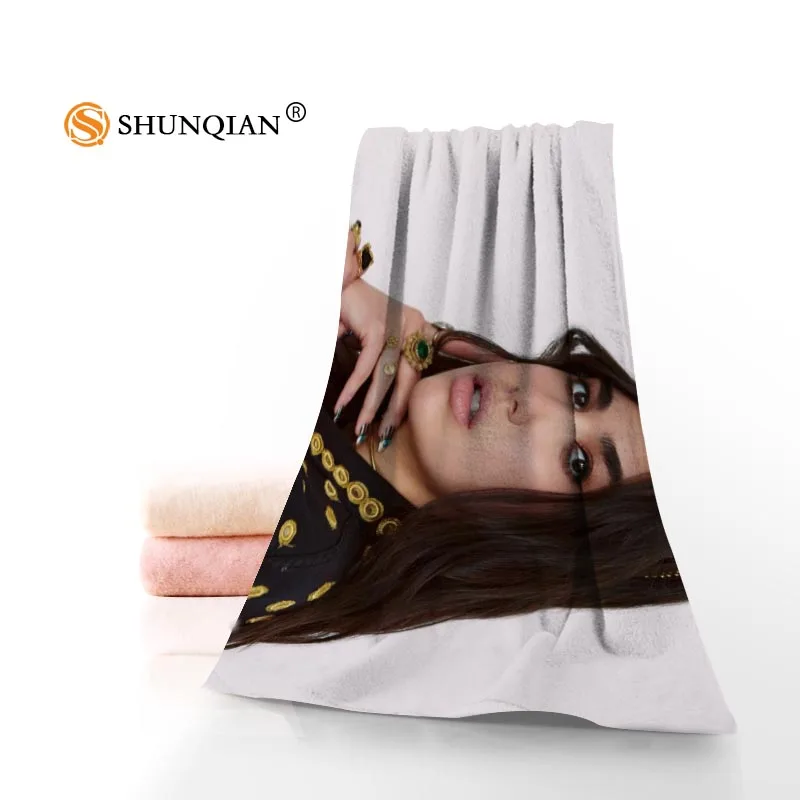 Пользовательские Dua Lipa 35x75 см полотенце для лица s facmarleth бамбуковое волокно мочалка быстросохнущее спортивное полотенце