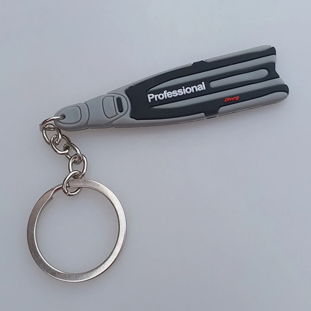 Scuba Diving Fins Flippers Key Chain Holder Keyring Keychain Key Chain Flipper Keychain Keyring for Swimming Diving