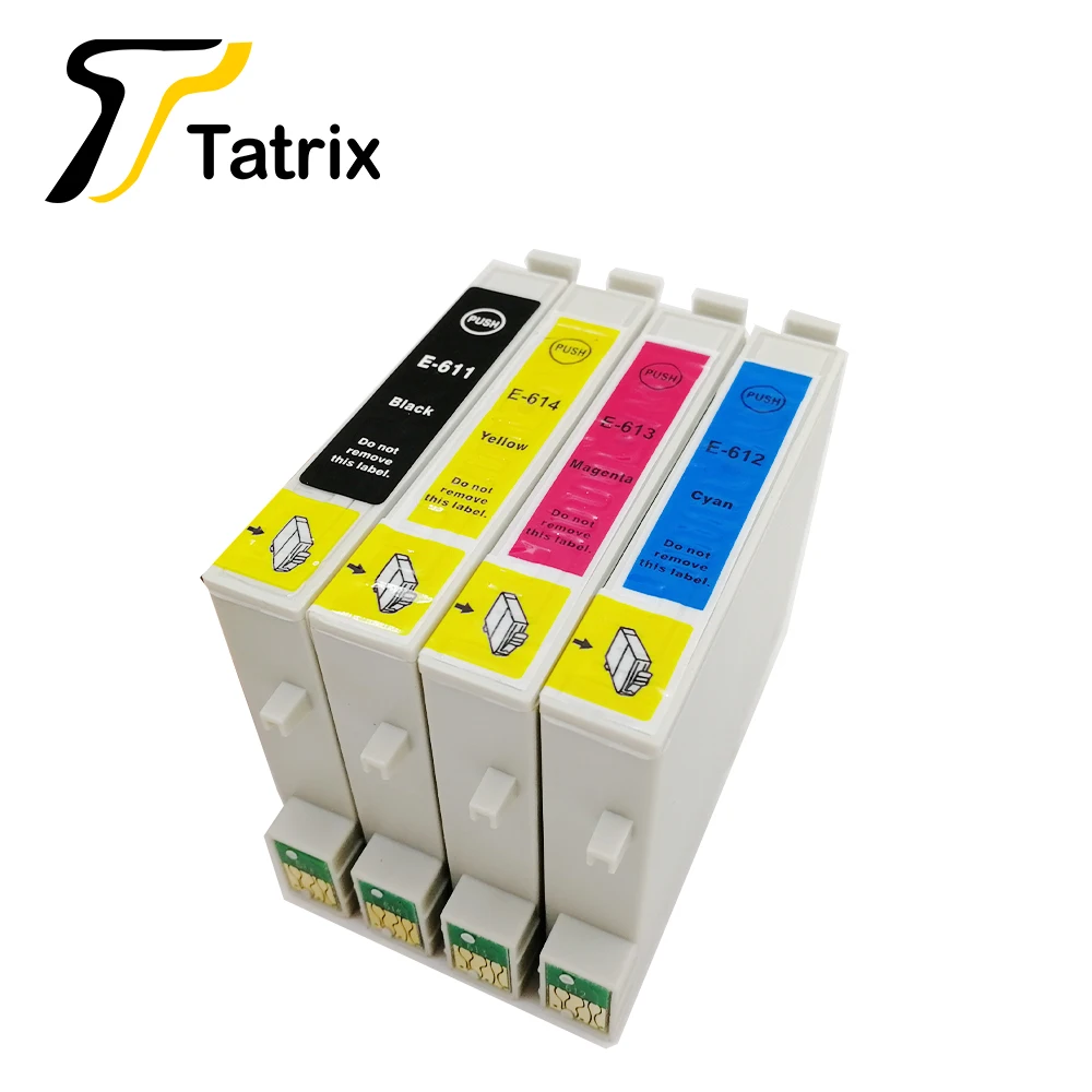 Tatrix Compatible Ink Cartridge T0611 T0612 T0613 T0614 For Epson Stylus D68 D88+ DX3800 DX3850 DX4200 DX4800 DX4850 printer