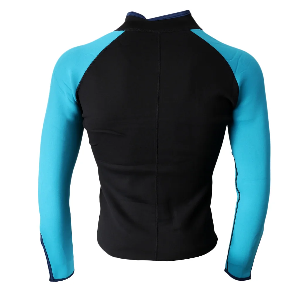 2mm Men Neoprene Scuba Diving Jacket Wetsuit UV Protect Swimsuit Swim Surf Top Scuba Diving Jacket Surfing Wetsuit