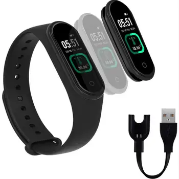 

Smart Watch Band Fitness Bracelet Sports Body Temperature Reference Wristband Heart Rate Monitor Tracker for IOS Andriod