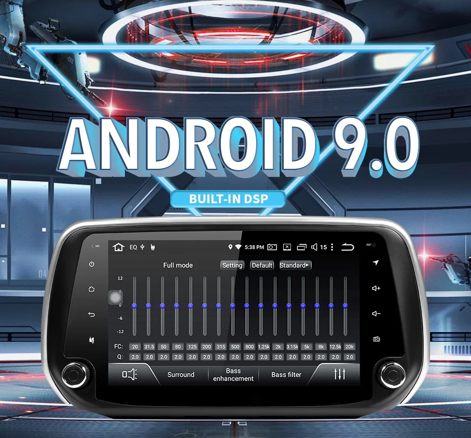 Excellent android 9.0 PX30 car dvd  for hyundai Santa Fe  2018 2019 car dvd gps navigation raido video  player 1 0