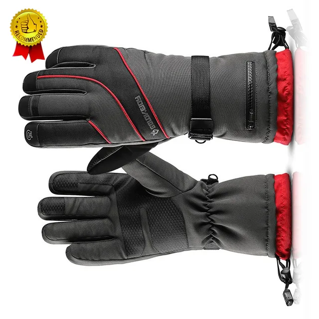 US $10.19 Ski Snowboard Gloves Touch Screen Windstopper Motorcycle Waterproof Winter Men Women Hiking Fishing