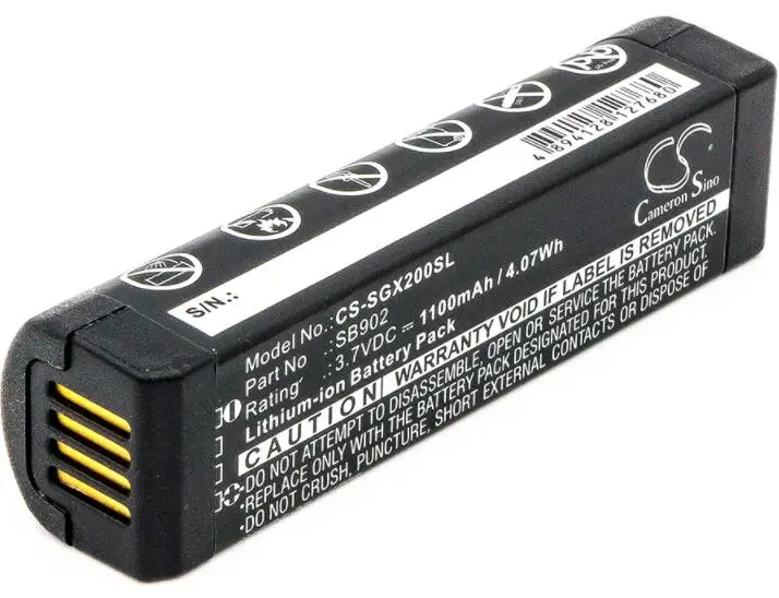 Cameron sino 1100 мАч батарея для SHURE GLX-D цифровые беспроводные системы GLXD1 GLXD2 MXW2 SB902 динамик батарея