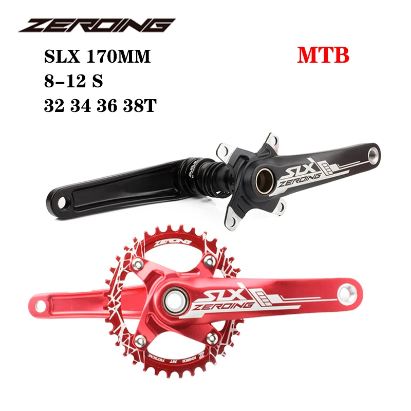 

ZEROING MTB SLX Crank Group 104BCD AM Four Jaw Crank Arm Aluminum Alloy Ultra Light Group Spare Parts For Bicycle