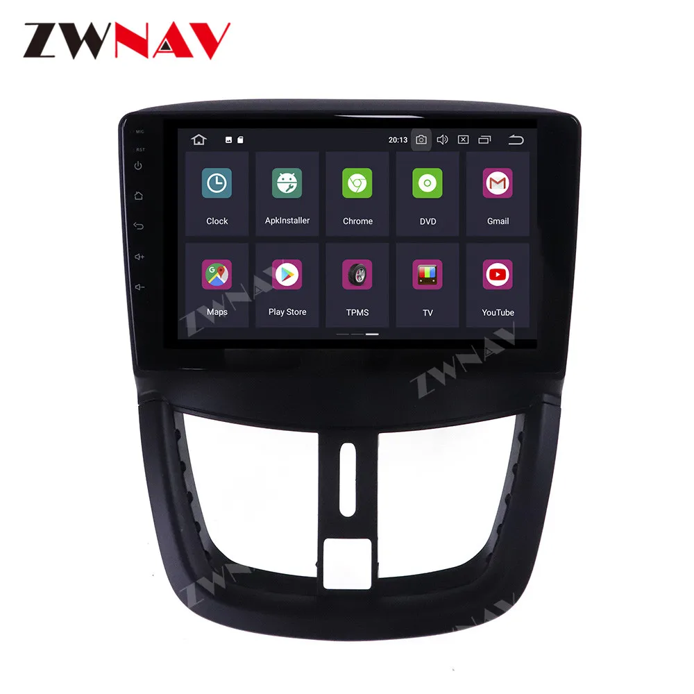 Для Peugeot 207 2007 2008 2009 2016 Автомобильный мультимедийный плеер стерео Android 10 радио