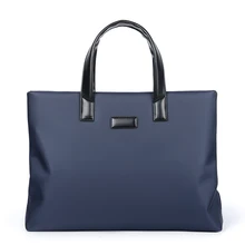 

2022 Men's Handbag Business office Briefcase Men Oxford Waterproof Tote handbags for husband male Handbag Leisure Bags blue