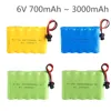 6.0V NI-MH Battery NI-CD Battery 700mAh 1400mAh 1800mAh 2400mAh 2800mAh for RC Toys Cars Trucks Tank Guns RC TOYS 6V ► Photo 1/4