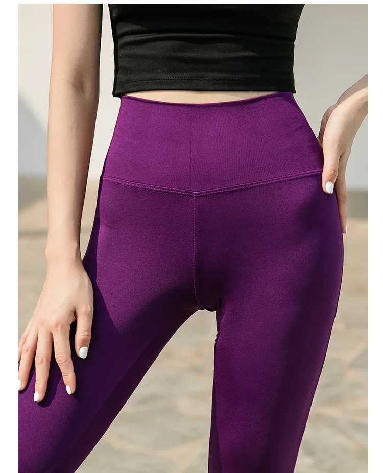 Pantalones Acampanados De Cintura Alta Para Mujer, Mallas Cortas