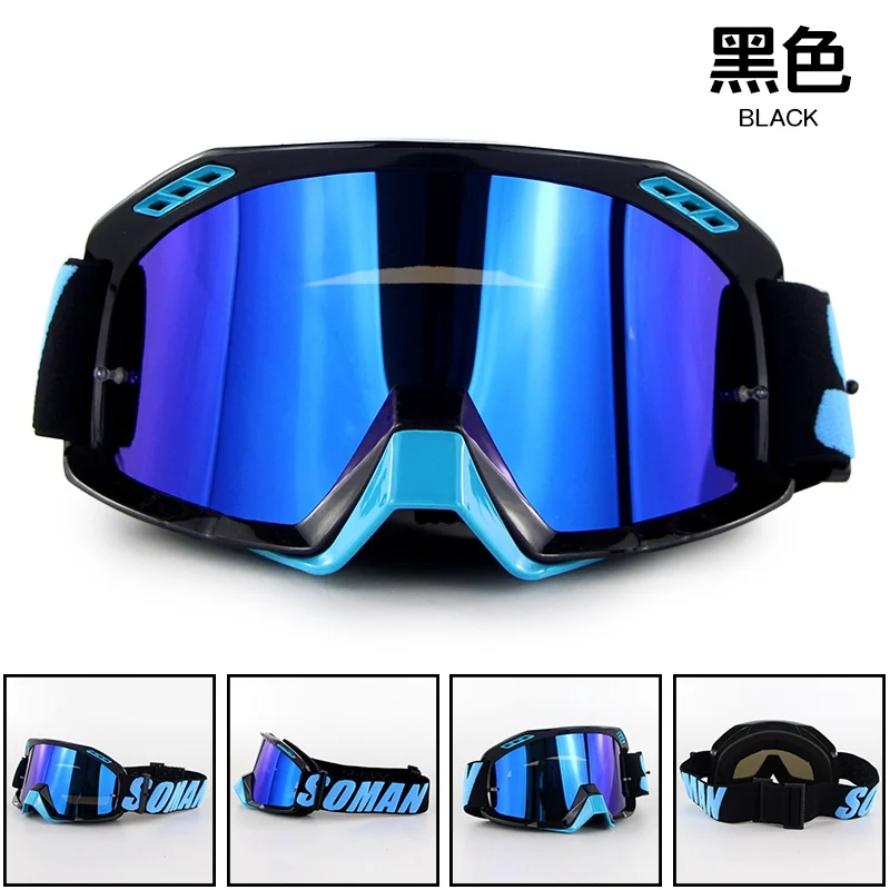 okulary Brand New Motorcycle Helmet Goggle Sweat-absorbent Motocross Glasses Motor Bike Racing Gafas lunettes anteojos