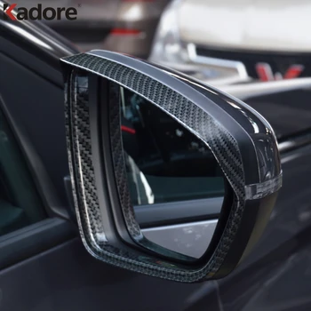 

For Peugeot 3008 GT 2017 2018 2019 2020 Carbon Fiber Side Door Rearview Mirror Rain Visor Mirrors Rain Guard Cover Snow Shield