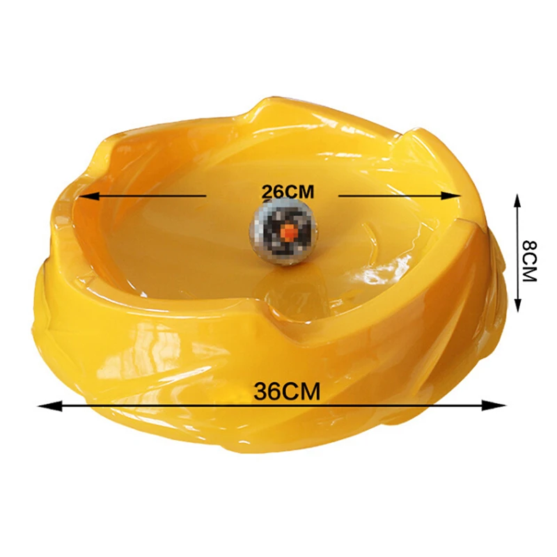 36*36*8 см Боевая тарелка Арена стадион металлический боевой металлический Топ Fury Masters пусковой захват детская игрушка