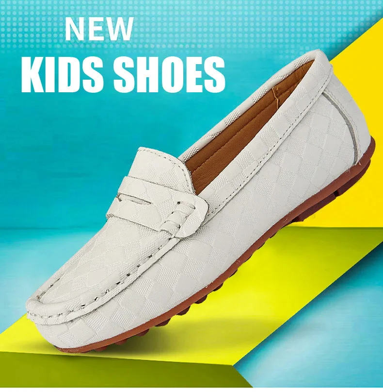 2020 Spring Genuine Leather Kids Shoes for Boys Mocassins Fashion Soft Children Shoes For Boy Casual Flat Slip On Loafers (1)