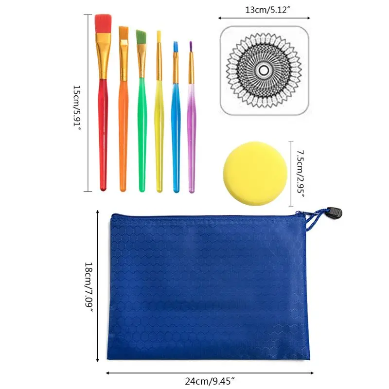 

48pcs Mandala Dotted Tool Set for Painting Rock Stones Stencil Brush Drawing Pen