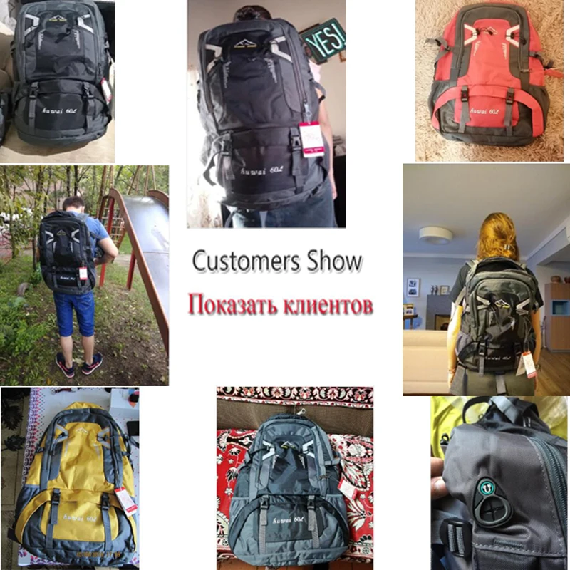 40L/60L водонепроницаемый мужской рюкзак, дорожная сумка, спортивная сумка, унисекс, для альпинизма, туризма, кемпинга, мужской рюкзак