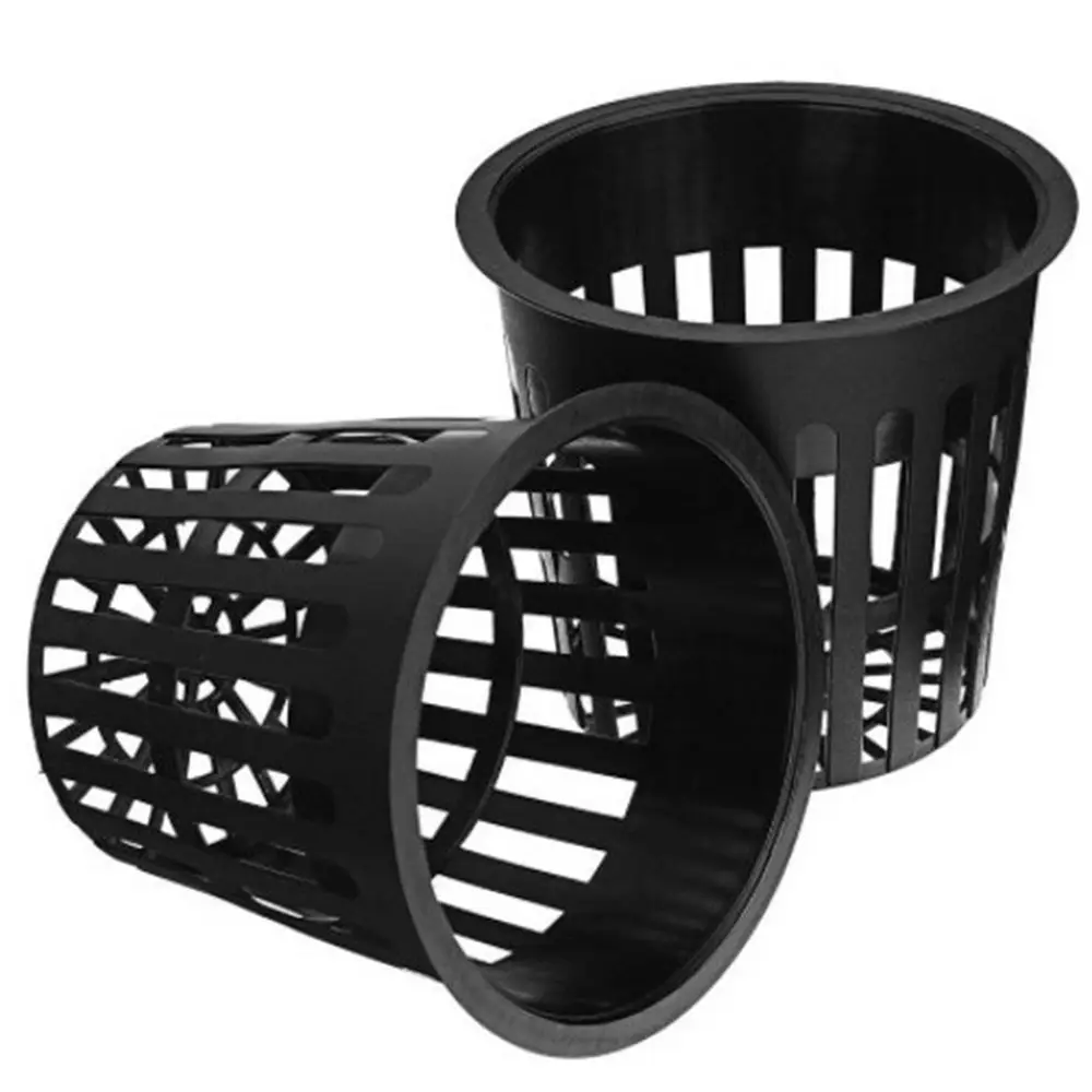 

PP Plastic Nursery Net Cup 108*98mm Heavy Duty Hydroponic Mesh Pot Net Cup Basket Vegetable Plant Soilless Cultivation Basket