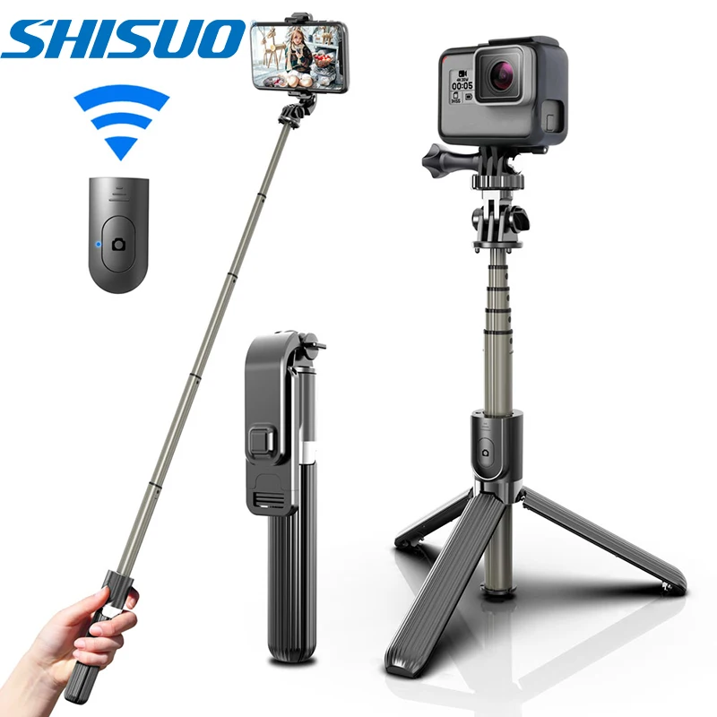 Портативная Bluetooth беспроводная селфи палка SHISUO L03 2020 из пластикового сплава