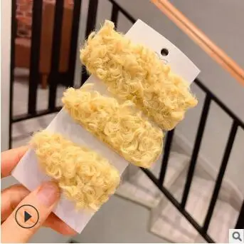 1 36 компл./лот 3 шт./компл. DIY Простые мульти плюшевые капли воды заколки BB заколки для волос Инструменты для укладки волос аксессуары HA1001 - Цвет: 1