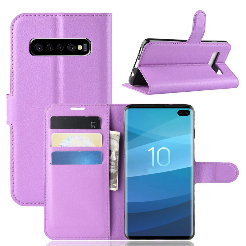 Wallet Phone Case for Samsung Galaxy S10 5G SM-G977N G977U G977F for Samsung Galaxy S10 Plus Flip Leather Cover Case Capa Etui