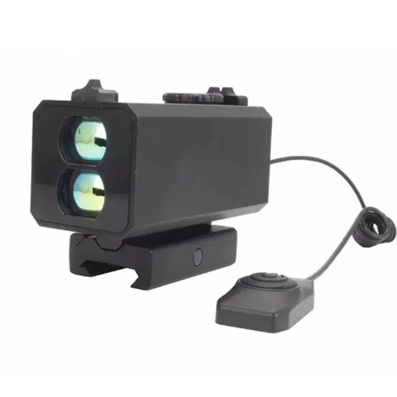 

new Mini Laser Range Finder Mount on Rifle Rangefinder for Outdoor Hunting Shooting Distance Speed Measurer 700m Real-time