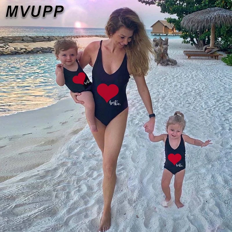 baby and mum matching swimwear