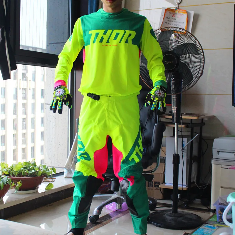 

2020 Adult Motocross Gear Set Dirt Bike MX Jersey And Pant Motorcycle Gear Set MX Jersey and Pants Moto Bike Racing suit