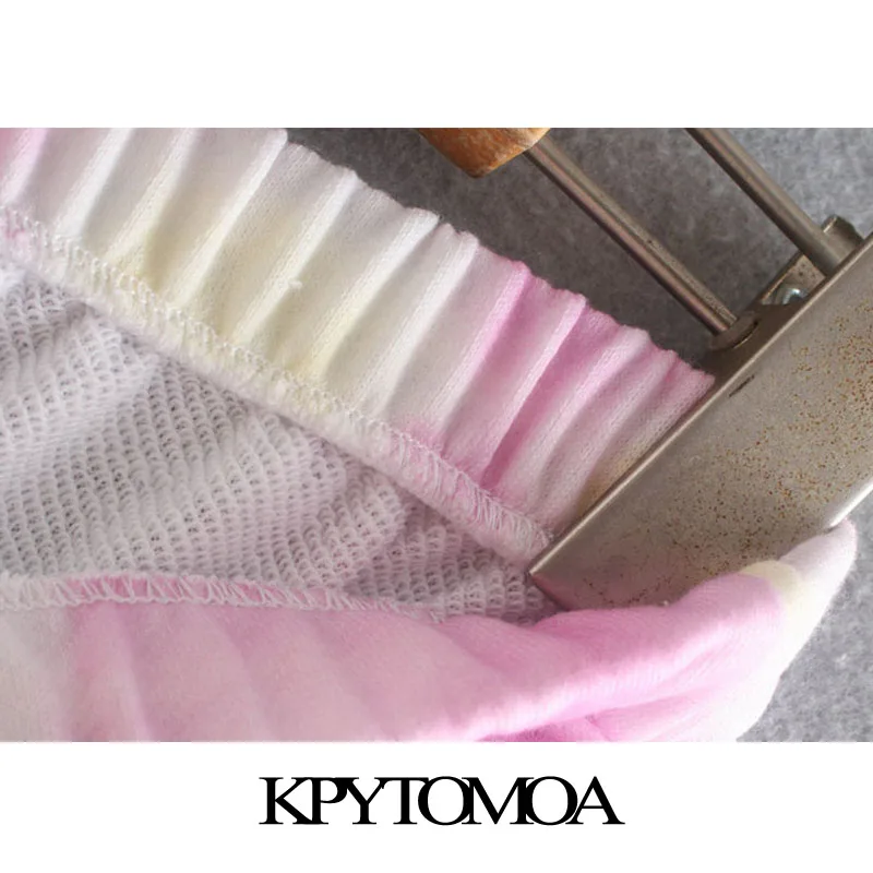 KPYTOMOA/женские модные брюки с принтом в виде галстука красителя винтажные уличные