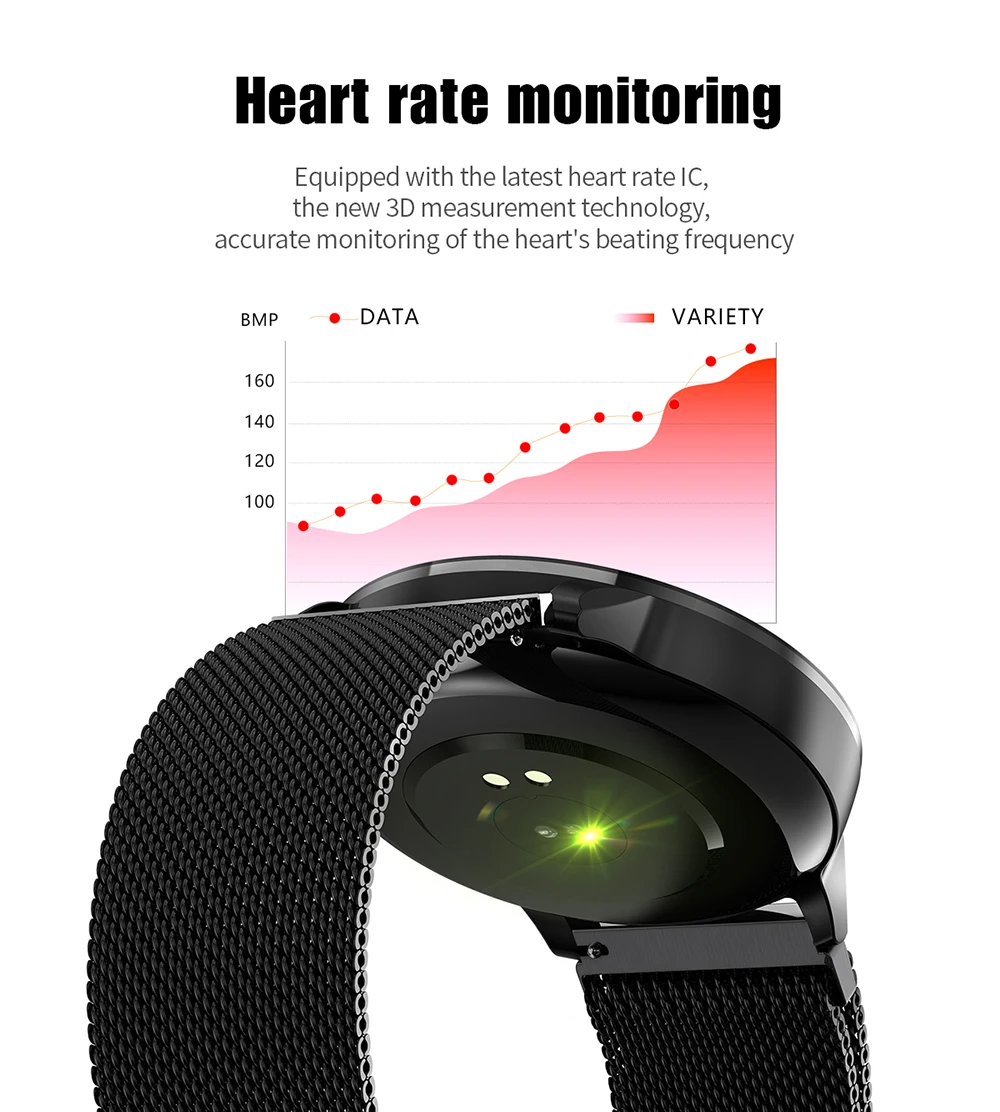 S16 мужские умные часы для женщин, монитор сердечного ритма для бега ...
