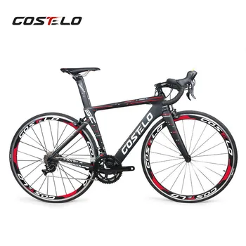 

2019 Costelo Speedcoupe full carbon fiber road bike frame complete bicycle with 40mm wheels group cheap bike free shipping