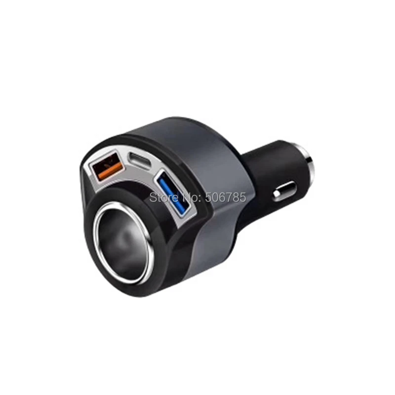 50 шт./Лот 12 В 3 А Быстрая зарядка QC3.0 usb адаптер автомобильная с портом type c дорожное