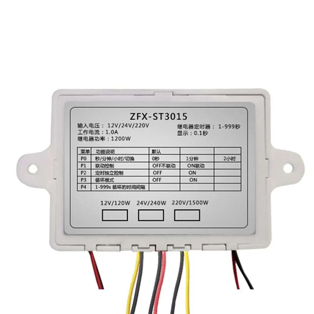 ZFX-ST3015 контроллер инкубатора интеллектуальный цифровой двойной термостат регулятор температуры регулятор переключатель
