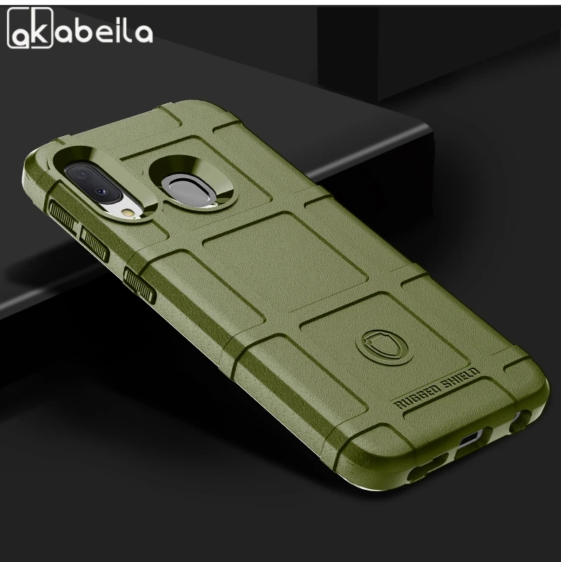 Silicone Shield Case For Samsung A50 A40 A30 A20e A10 A70 Cases Covers On for Samsung Galaxy A8S A6S A7 A9 2018 Case Bumper