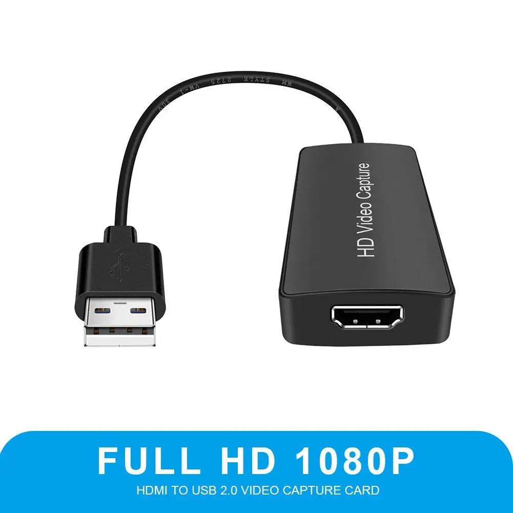 Портативная карта захвата аудио и видеосъемки USB 2 0 HD HDMI 1080P мини конвертер для
