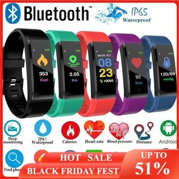 

115 Sport Smart Watch Men Bluetooth Watch Wristband Fitness Tracker Women Smartwatch Bracelet Smartband 2020 New Wristbands